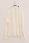 BASERANGE crew neck long sleeve T-shirt France BAS-TOBL-CO-WI24-UNDYED